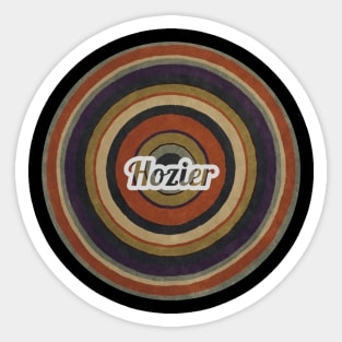 Hozier / Classic Circle Style Sticker